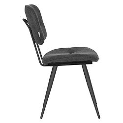 Avis LABEL51 Chaises à manger lot de 2 Lux 49x60x87 cm anthracite