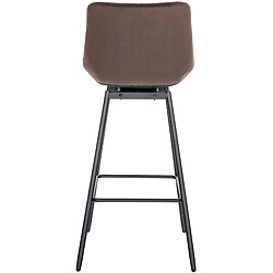 Acheter Non Tabouret de bar pivotant Weston en velours