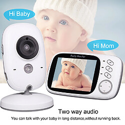 Acheter Universal Moniteur de bébé sans fil haute définition vision nocturne bidirectionnelle audio caméra de nounou température de sommeil du bébé moniteur vidéo caméra de sécurité