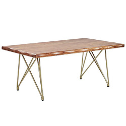 Beliani Table basse Acacia Bois clair RALEY