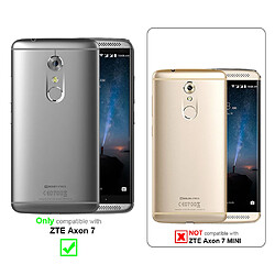 Cadorabo Coque ZTE Axon 7 Etui en Argent