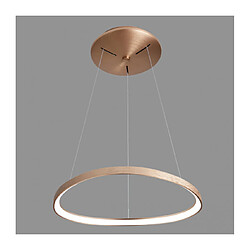 Luminaire Center Suspension moderne Morfi Or brossé