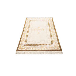 Avis Vidal Tapis de laine 147x94 brun Darya