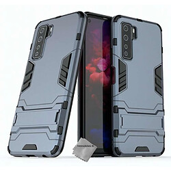 Htdmobiles Coque rigide anti choc pour Huawei P40 Lite 5G + film ecran - BLEU FONCE