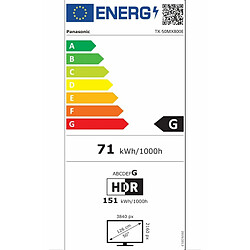 TV intelligente Panasonic TX50MX800 50 4K Ultra HD 50" LED