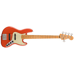 Player Plus Jazz Bass V Fiesta Red Fender