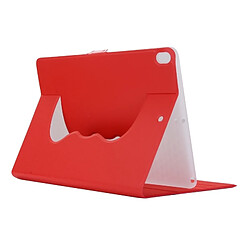 Wewoo Coque Étui en cuir à rabat horizontal couleur unie avec force de rotation 360 degrés pour iPad Pro 10,5 pouces (rouge)