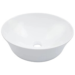 vidaXL Lavabo 41x12,5 cm Céramique Blanc