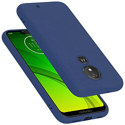 Cadorabo Coque Motorola MOTO G7 POWER Etui en Bleu