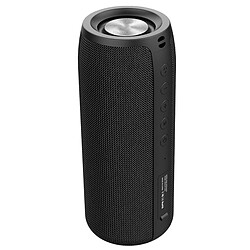 Universal Haut-parleur Bluetooth noir, temps de veille mensuel et port audio de lecture assistée par subwoofer, facile à transporter.