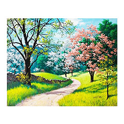 plein forage diamant peinture point de croix image quatre saisons arbre - été pas cher