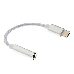 Avis 4x Câble USB Type C à 3.5mm Adaptateur Câble Audio Casque Connecteur