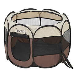 Parc pliable Telford pour animaux de compagnie 58 x 91 x 91 cm [en.casa] pas cher