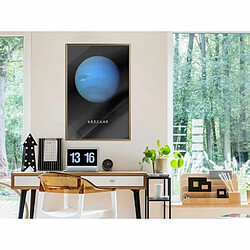 Paris Prix Affiche Murale Encadrée The Solar System Neptun 40 x 60 cm Or