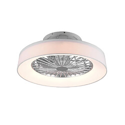 Lumière Farsund Ventilateur de Plafond Moderne Blanc 3000-6500K Télécommande