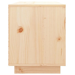 Maison Chic Meuble TV scandinave - Banc TV pour salon 74x35x44 cm Bois de pin massif -MN43820 pas cher