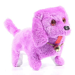 Avis Universal Électrique mignon peluche chien léger LED yeux - marche aboyer chiot enfant jouet peluche (B)