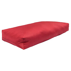 Decoshop26 Coussins de palette canapé de sol 3 pièces en tissu rouge DEC021571 pas cher