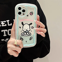 GUPBOO Étui pour iPhone13 Mangez un dessert avec une fourchette Pacha dog fun phone case cartoon soft