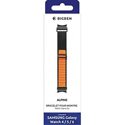 Avis BigBen Connected Bracelet pour Galaxy Watch 4/4 Classic/5/5 Pro/6/6 Classic Boucle alpine Orange