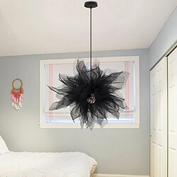 Stoex Moderne Lustre Suspension Créatif Luminaire pour Salon Chambre Enfant, E27 Noir