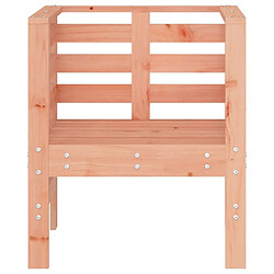 Maison Chic Lot de 2 Chaises de jardin,Fauteuil d'extérieur 61,5x53x71 cm bois massif de douglas -MN22567 pas cher