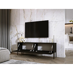 Acheter 3xeliving Meuble TV - Noir mat/brillant, 140 cm