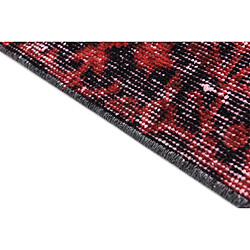 Vidal Tapis de laine 226x132 rouge Ultra Vintage pas cher