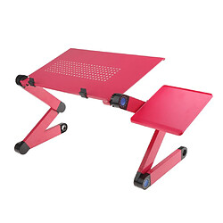 Avis Support De Plateau De Canapé-lit Pour Ordinateur Portable Lazy Table Support De Bureau Rouge Avec Trou De Refroidissement