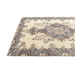 Avis Vidal Tapis de laine 267x163 beige Ultra Vintage