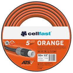 Tuyau d'arrosage 1/2 " 50m Cellfast Orange 5 couches