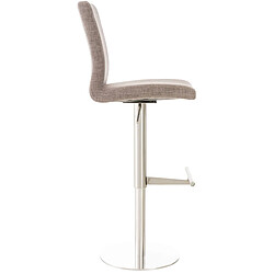 Avis Non Tabouret de bar Cadiz tissu acier inoxydable