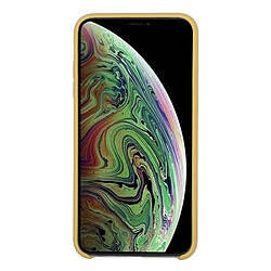 Avis Wewoo Coque Souple Housse en silicone liquide Four Corners Full Coverage pour iPhone XR Jaune