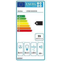 Hotte décorative murale 90cm 68db 720m3/h inox - lft769x - ELECTROLUX