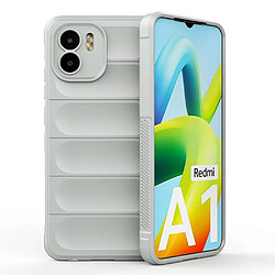 Htdmobiles Coque pour Xiaomi Xiaomi Redmi A1 / A2 - housse etui silicone gel fine + verre trempe - GRIS CLAIR