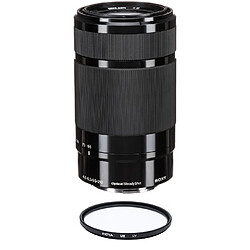 SONY SEL 55-210MM F4.5-6.3 OSS Black + HOYA UX UV 49mm Filter