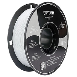 None Filament PLA ERYONE pour imprimante 3D 1,75 mm Tolérance 0,03 mm 1 kg/bobine - Gris