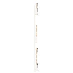 Acheter vidaXL Tête de lit murale Blanc 82,5x3x60 cm Bois massif de pin