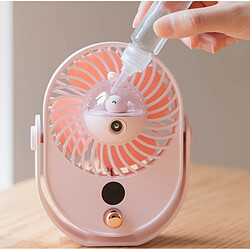 Universal Mini ventilateur portable rechargeable humidifiant ventilateur statique extérieur silencieux table à main petit ventilateur de refroidissement à air refroidissement