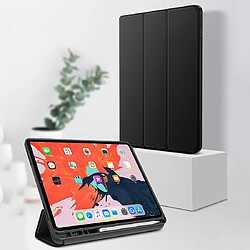 Wewoo Housse Étui Coque Etui en cuir TPU à rabat horizontal pour iPad Pro 12,9 pouces 2018avec support et fonction Veille / Réveil Noir