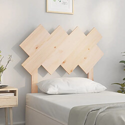 Maison Chic Tête de lit scandinave,Meuble de chambre 92x3x81 cm Bois massif de pin -MN35029