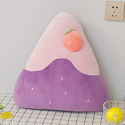 Acheter Universal (50 cm) Peluche Cake aux fruits Oreiller Jouet Soft Triangle Dessert Poupée fourrée Coussin de canapé Décoration de fête Cadeau d'anniversaire pour enfant Petite amie | Peluche Oreiller (violet)