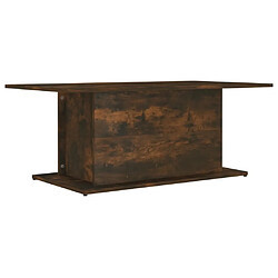 Maison Chic Tabls basse,Table Console pour salon Chêne fumé 102x55,5x40 cm Aggloméré -MN94930