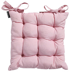 Madison Coussin de siège Panama 46x46 cm Rose pâle