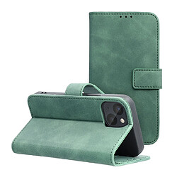 Coque Portefeuille couleur Vert Pour iPhone 14 Little Boutik©