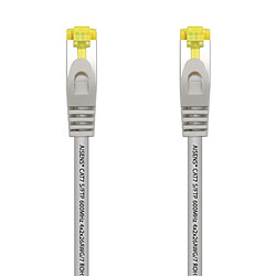 Aisens Câble Réseau Patch Cord RJ45 LSZH Cat.7 600 Mhz S/FTP PIMF AWG26 - 25cm - Couleur Gris