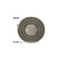 Filtre rond a charbon actif type 26 pour hotte whirlpool