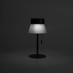 Acheter Leds C4 Lampe de table LED avec abat-jour conique rond noir, opale, blanc chaud 3000K, IP54