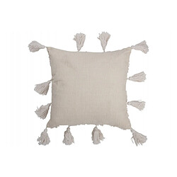 Dansmamaison Coussin Floches Polyester Blanc