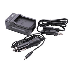 Vhbw Chargeur secteur + allume cigare + boitier de recharge pour batteries Casio NP-90 pour CASIO Exilim EX-FH100, EX-H15 Hi-Zoom